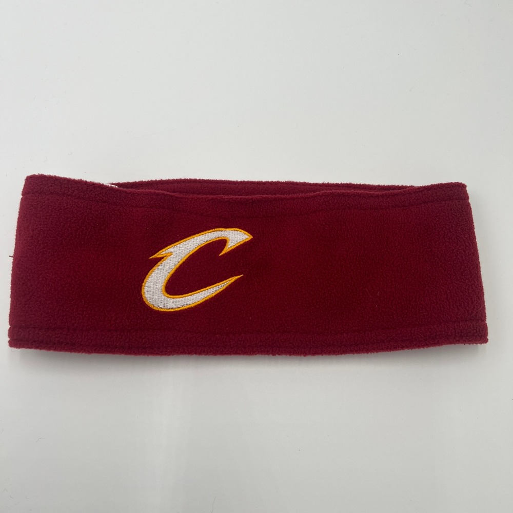 Mitchell & Ness Cleveland Cavaliers Fleece Headband‎ Burgundy NBA Basketball